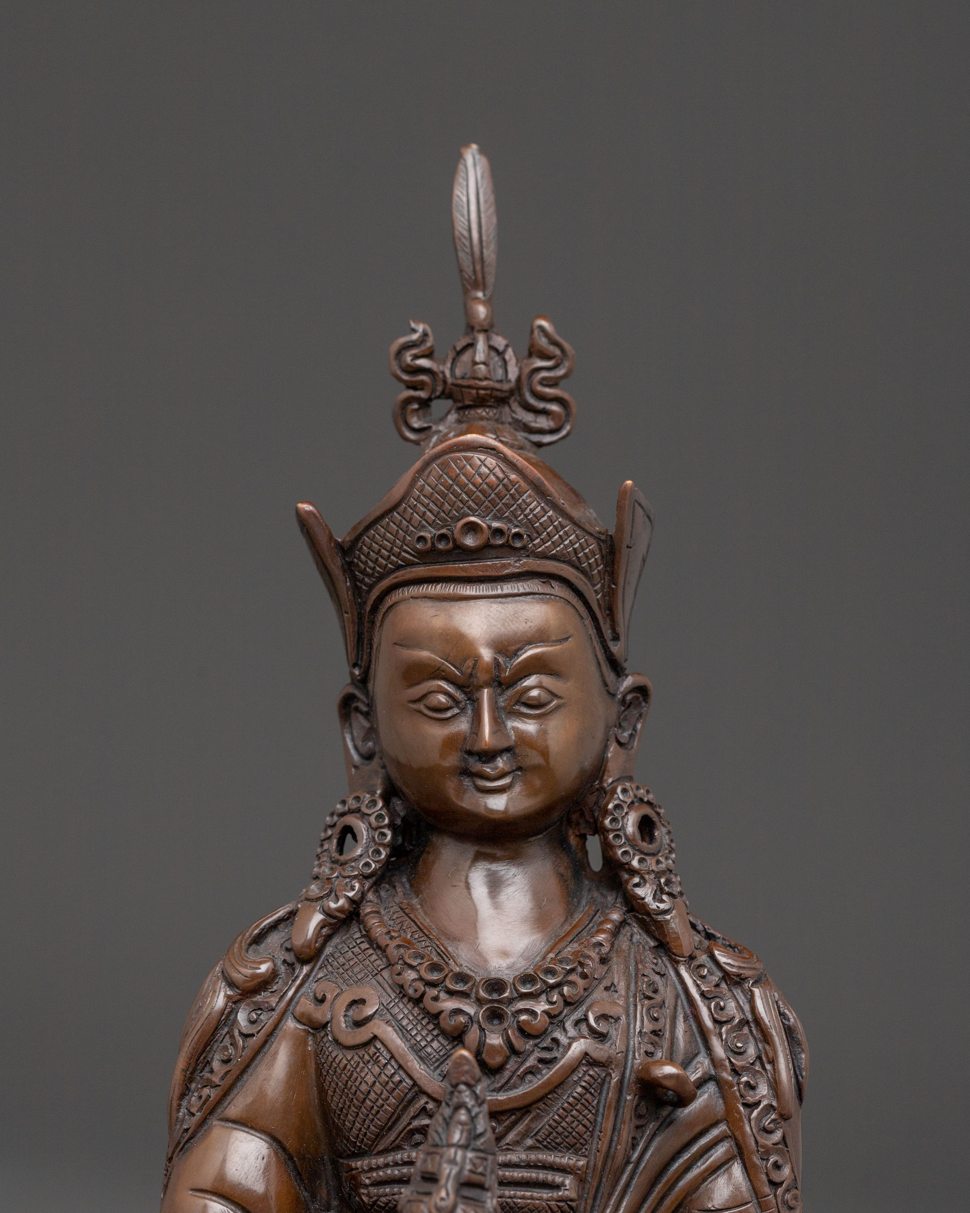 Guru Rinpoche Statue: Awakened Master