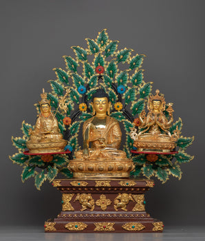 shakyamuni-buddha-with-guru-rinpoche-and-chenresig-set