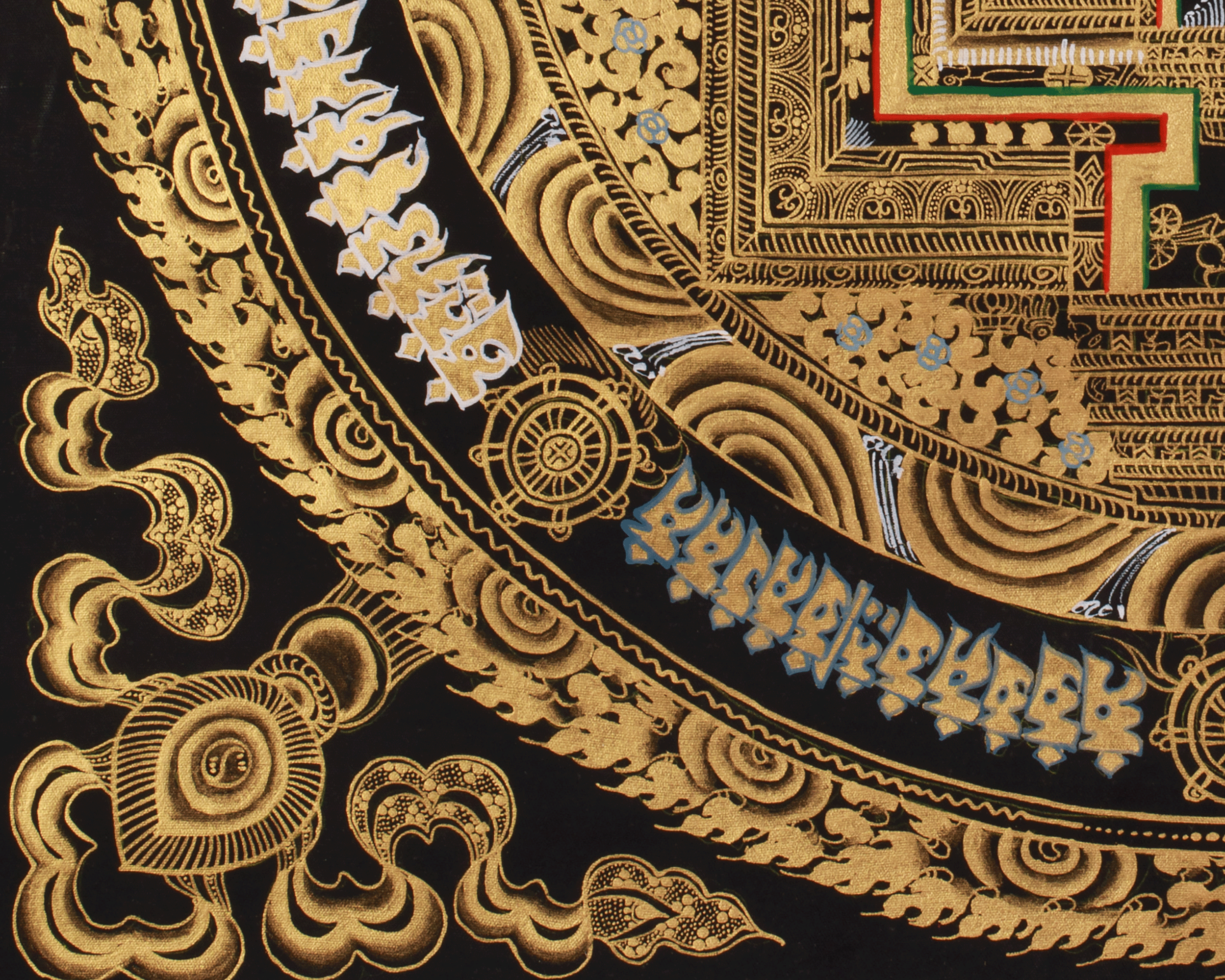 Sacred Thangka of Kalachakra Mandala | Spiritual Awakening | Meditation Altar