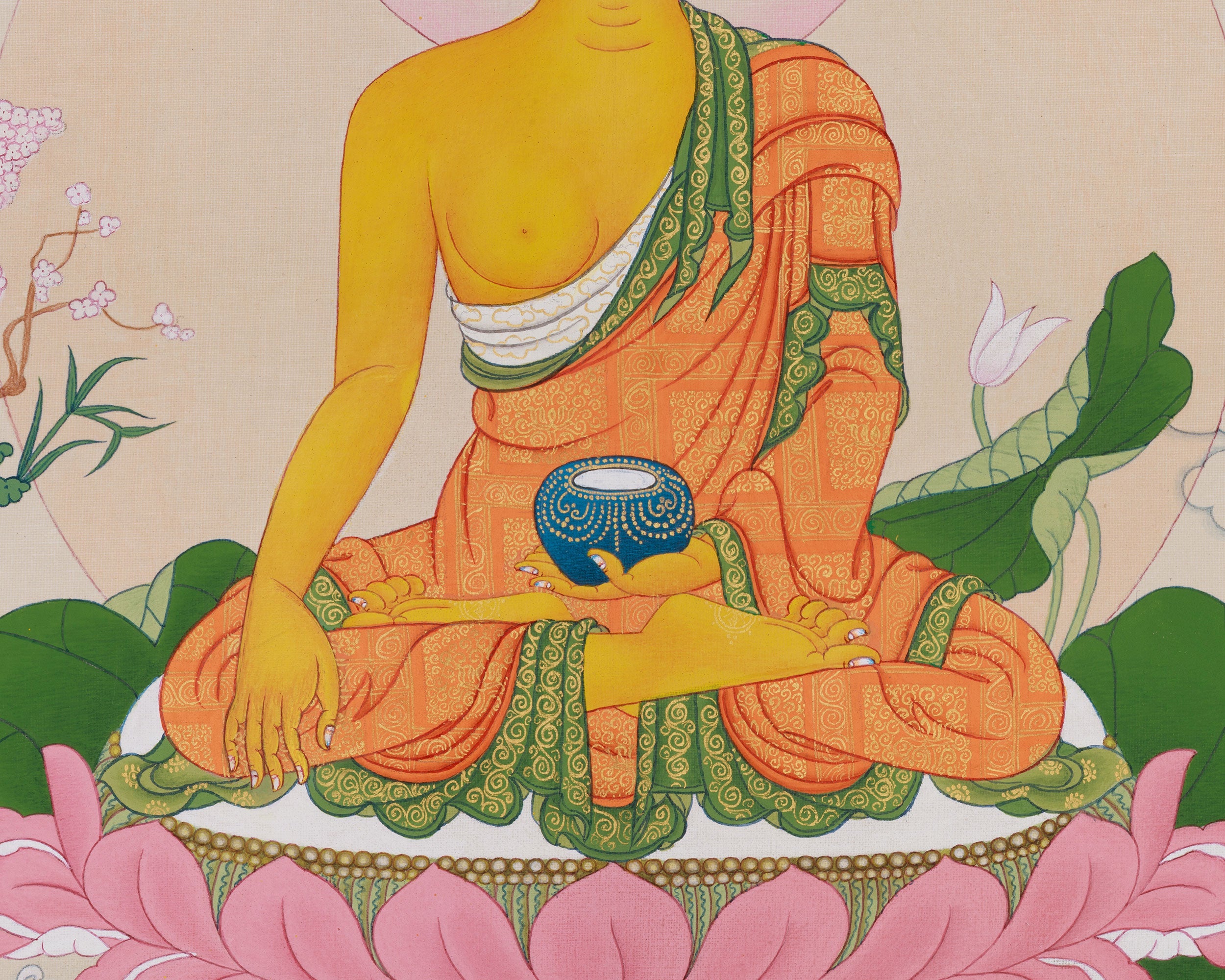 Historical Buddha Shakyamuni Artwork | A Divine Representation of Enlightenment