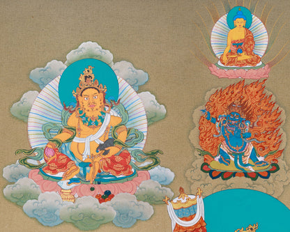 Five Jambhalas | Buddhist Wealth Deities