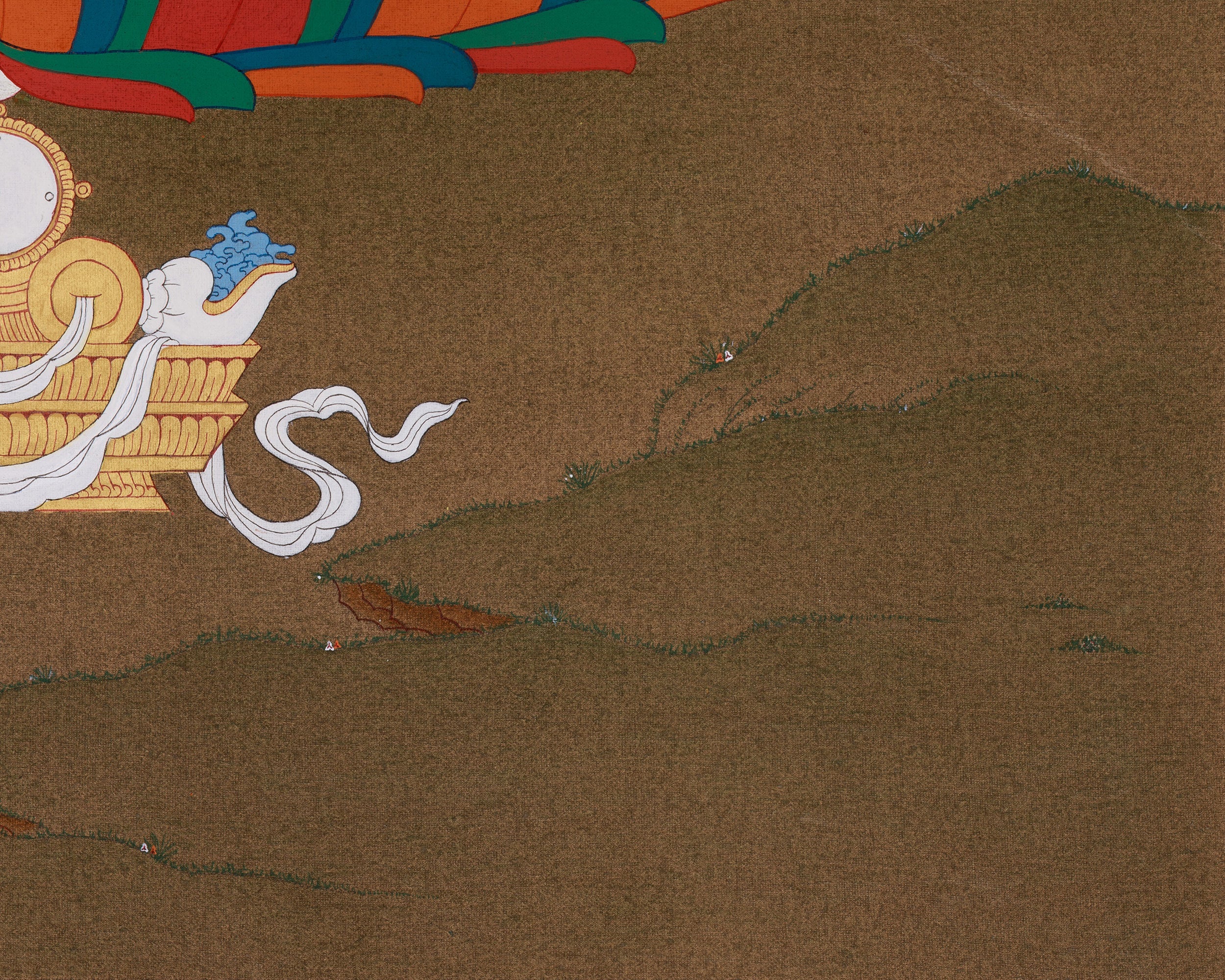 Sacred Amitabha Buddha Thangka | Radiating Boundless Light and Serenity