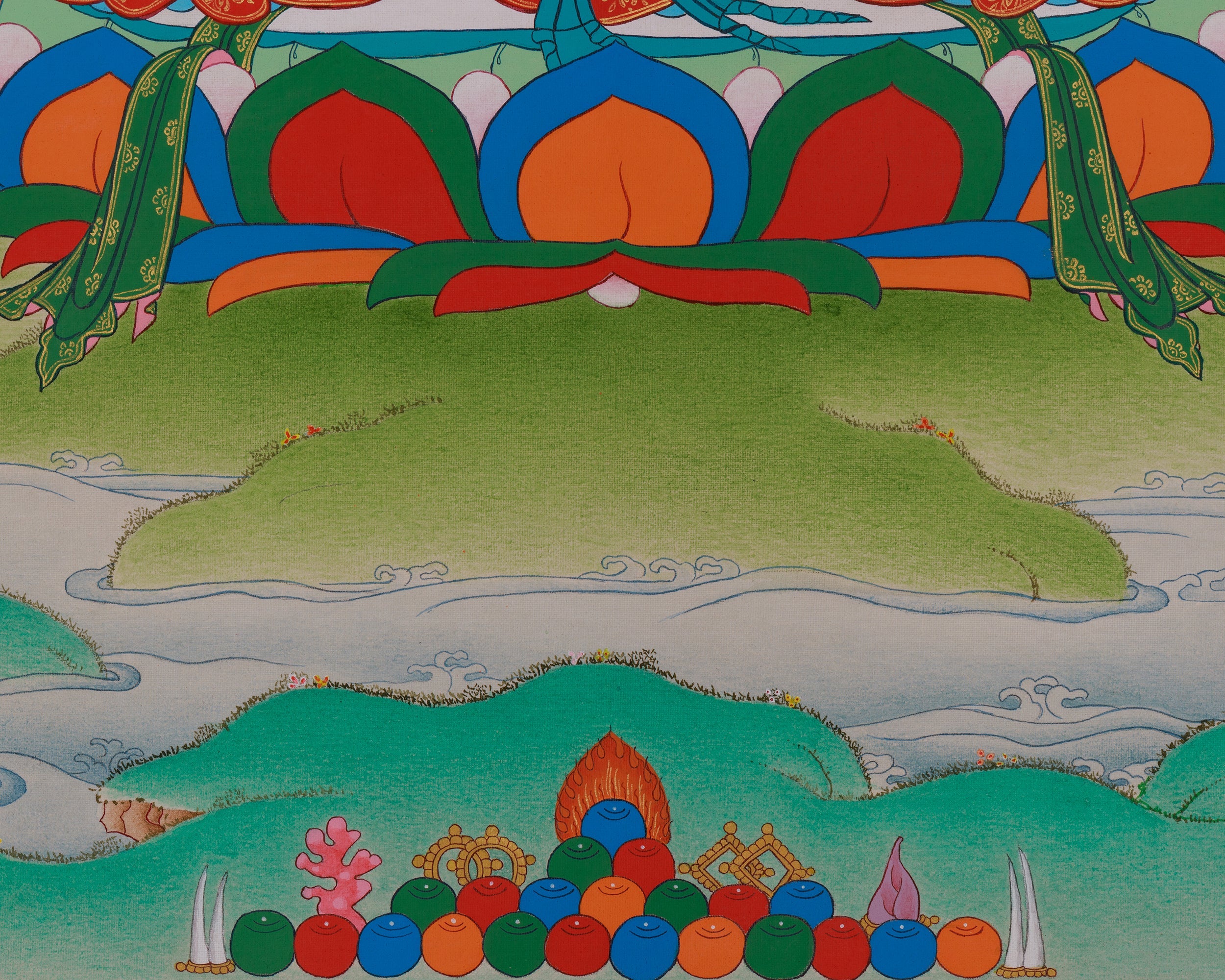 Manjushri Bodhisattva Artwork | Transcendent Wisdom in Mahayana Buddhism