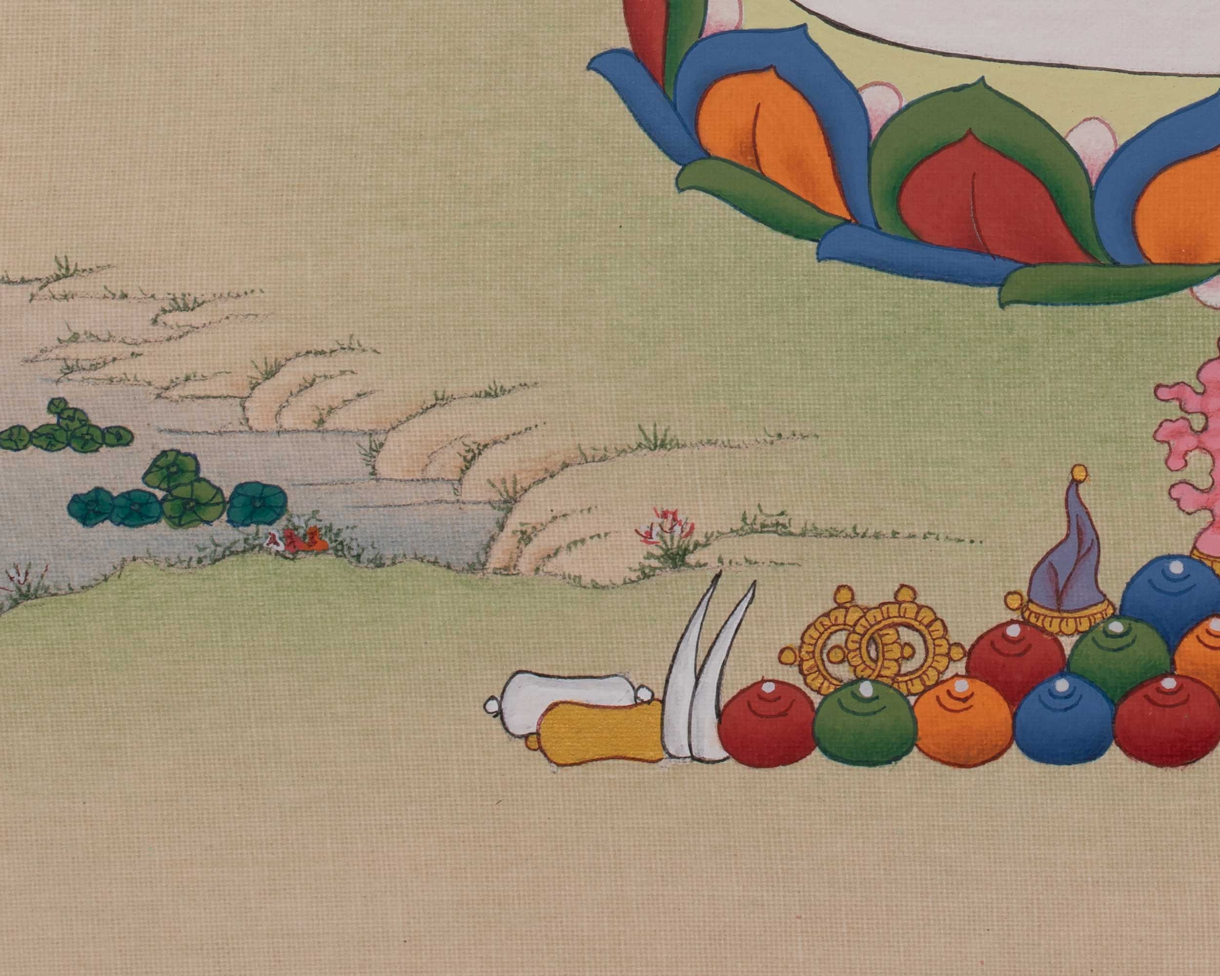 Machig Labdron Buddhist Art | The legendary Founder of The Chöd lineage