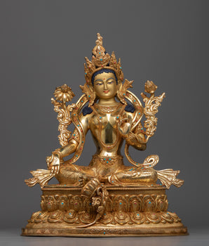 Green Tara Statue