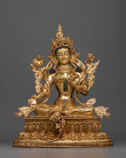 Green Tara Statue