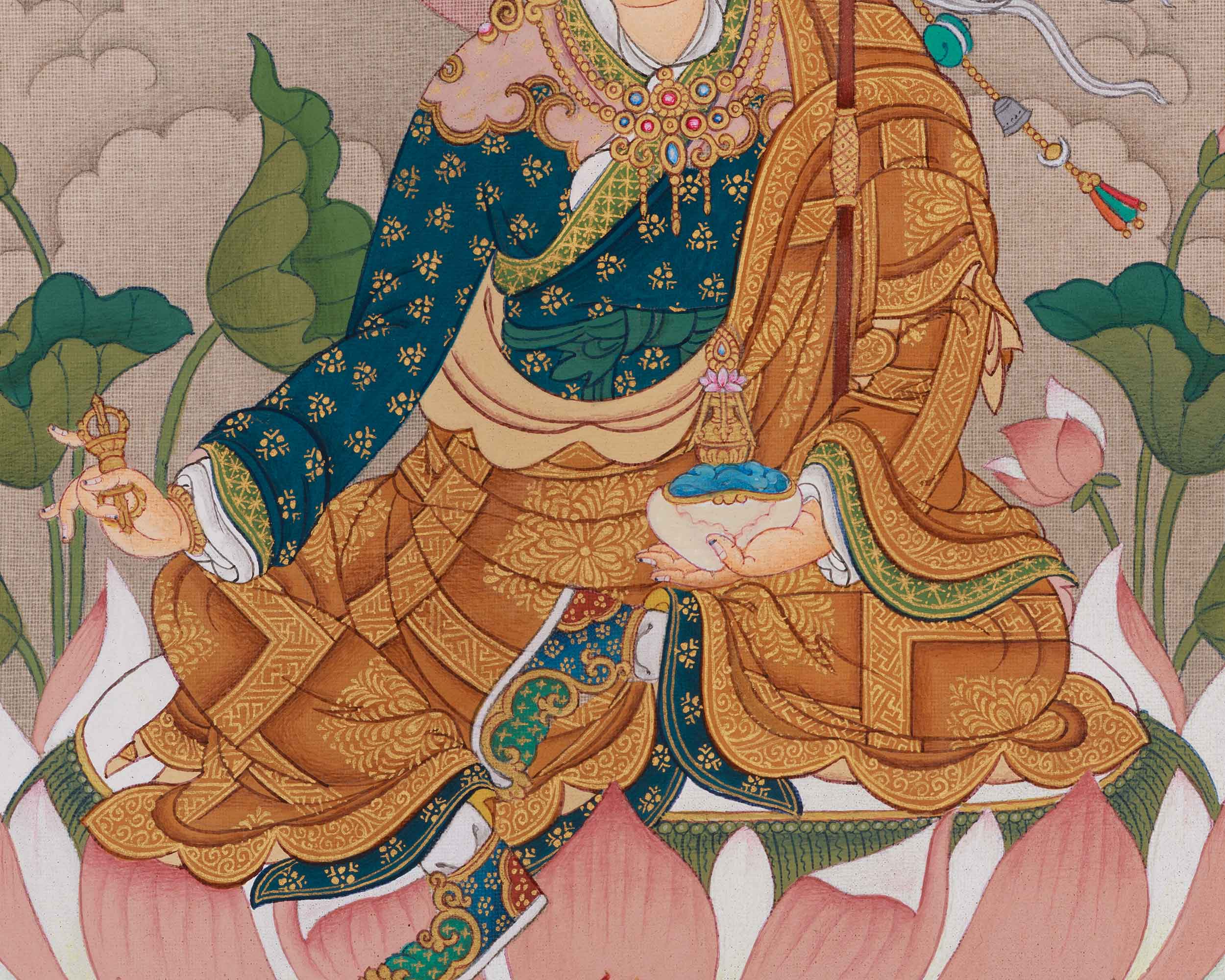 Guru Rinpoche Buddhist Artwork | Padmasambhava Thangka