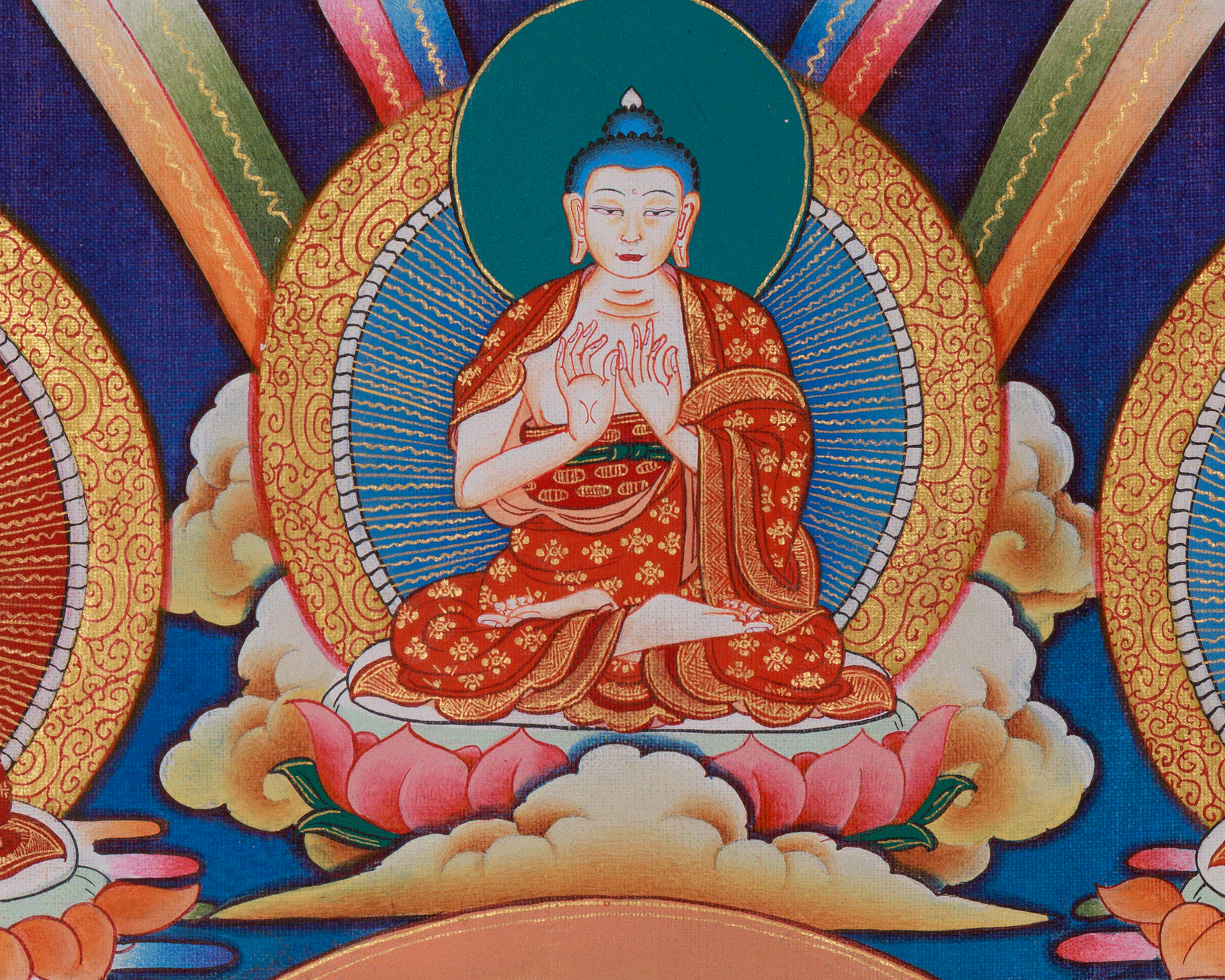 Sacred Thangka of White Tara | Revered Female Buddha In  Vajrayana Buddhism