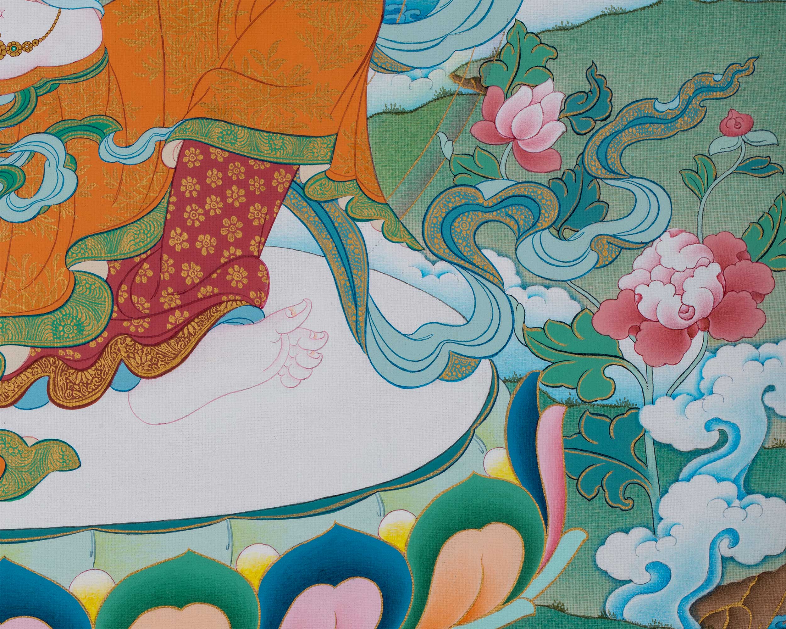 Yeshe Tsogyal Dakini Art Print | The Mother of Tibetan Buddhism | Divine Feminine Energy