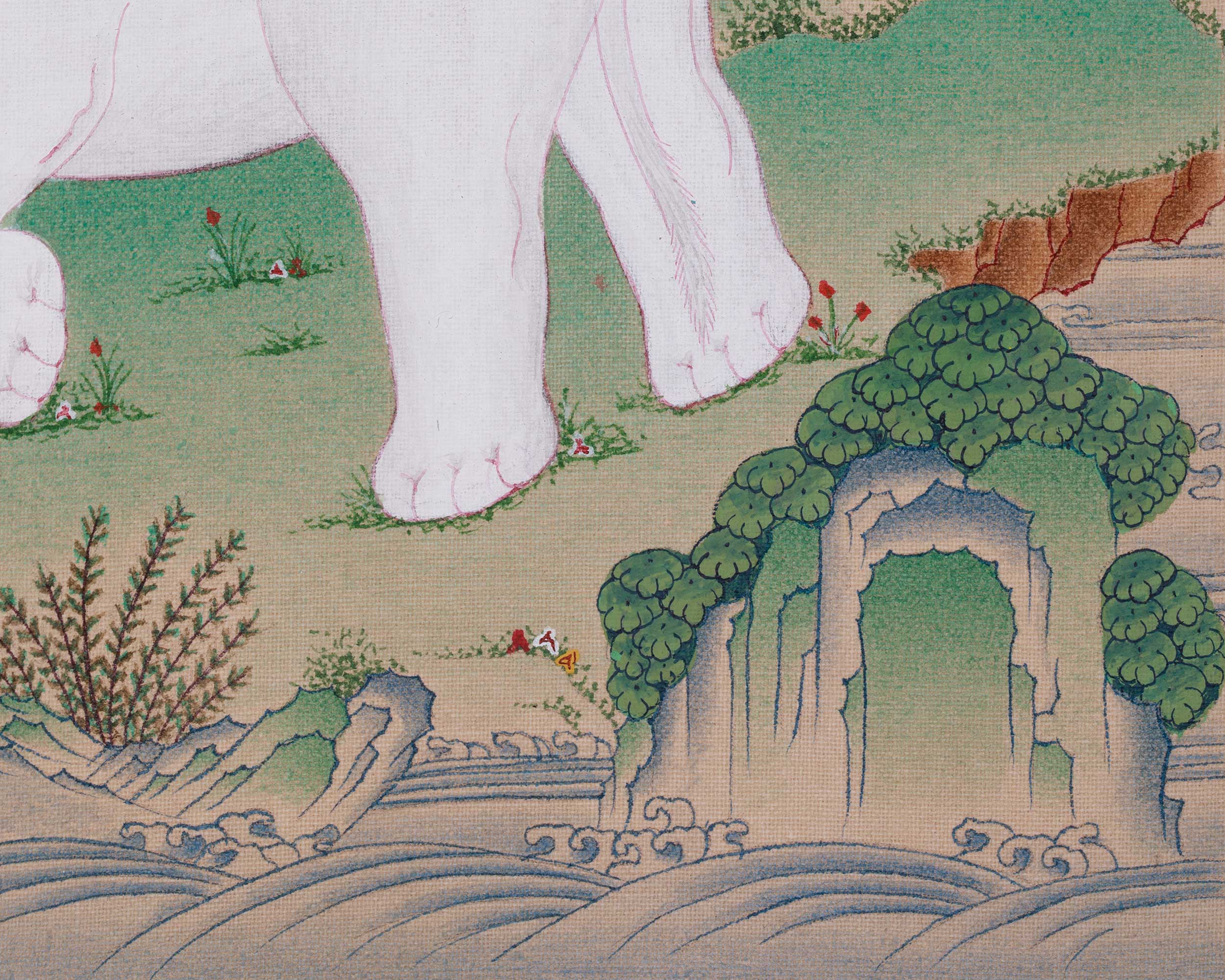 Tibetan Buddhist Art of the Four Harmonious Friends | Symbol of Unity and Mutual Support