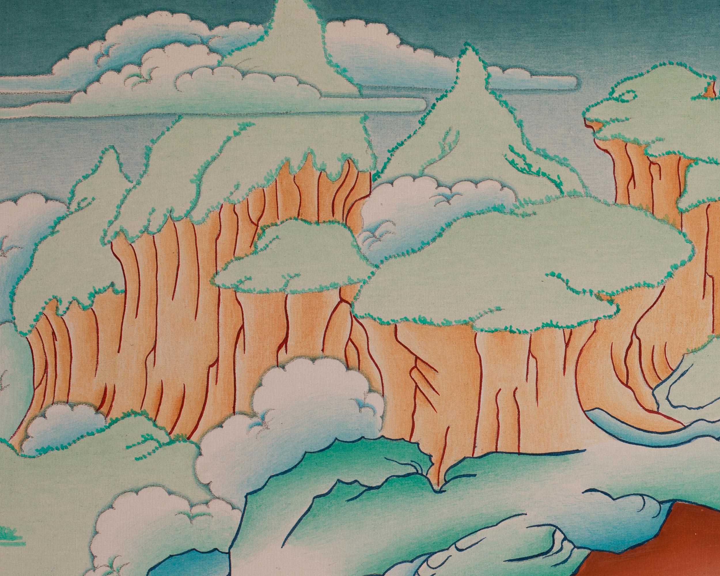 Milarepa Art | Spiritual Transformation | Lineage Master | Revered Yogis
