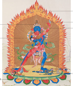 Yidam Chakrasamvara Thangka | Union of Wisdom and Bliss | Vajrayana Buddhism