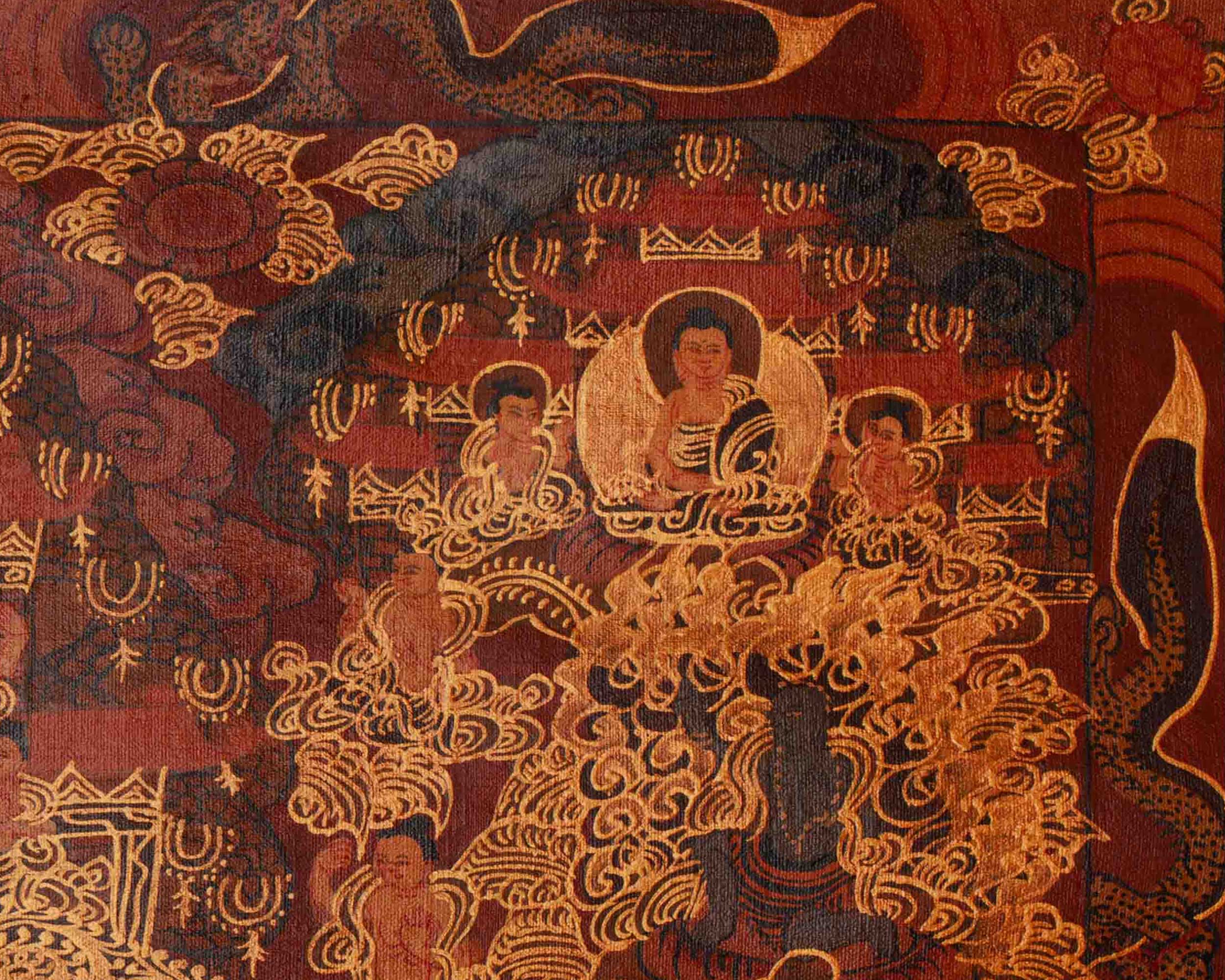 Handpainted Sacred Buddha Mandala | Spiritual Awakening Art