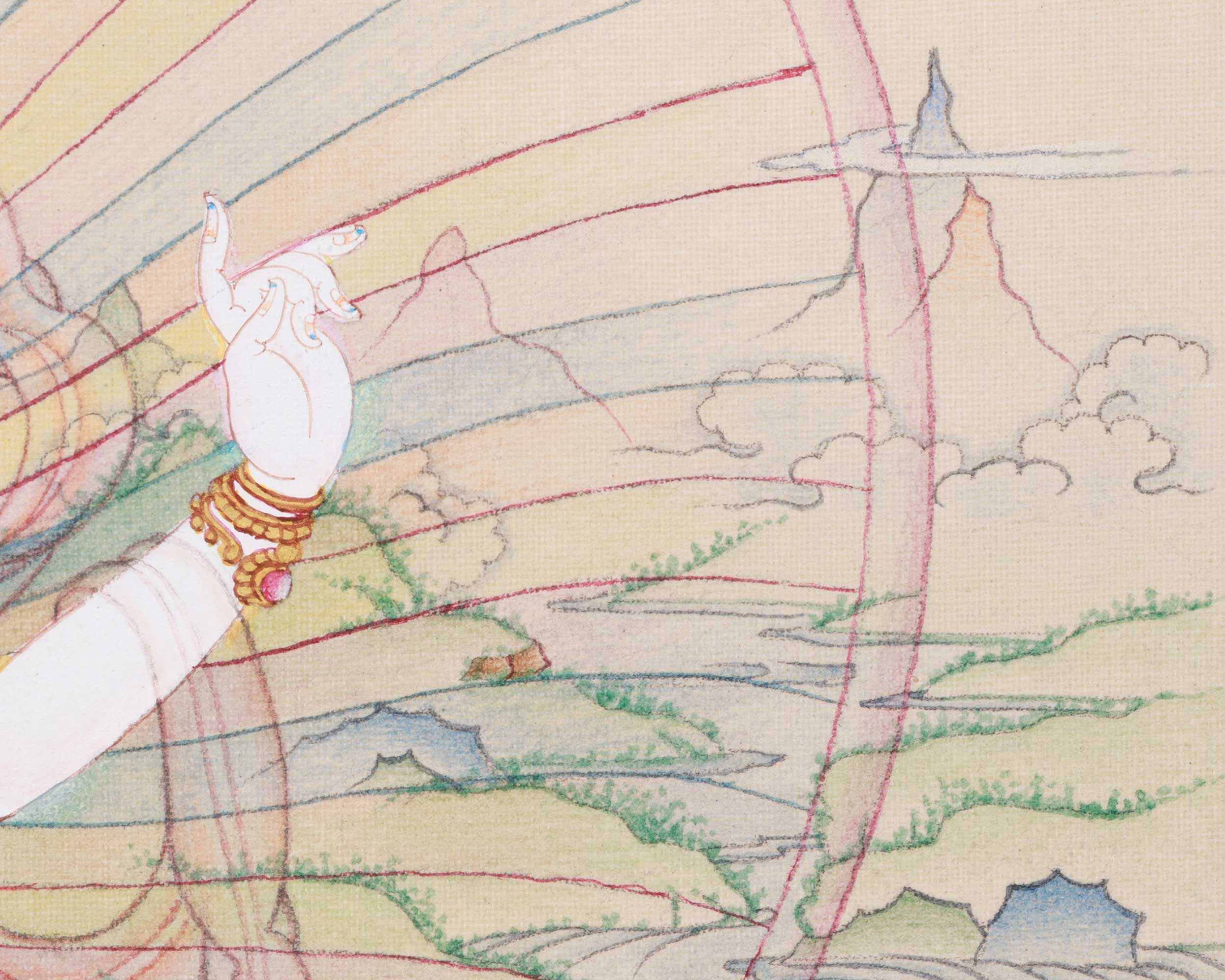 Sukha Siddhi Painting | Female Master of Tantric Power