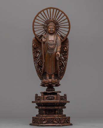standing buddha statue 