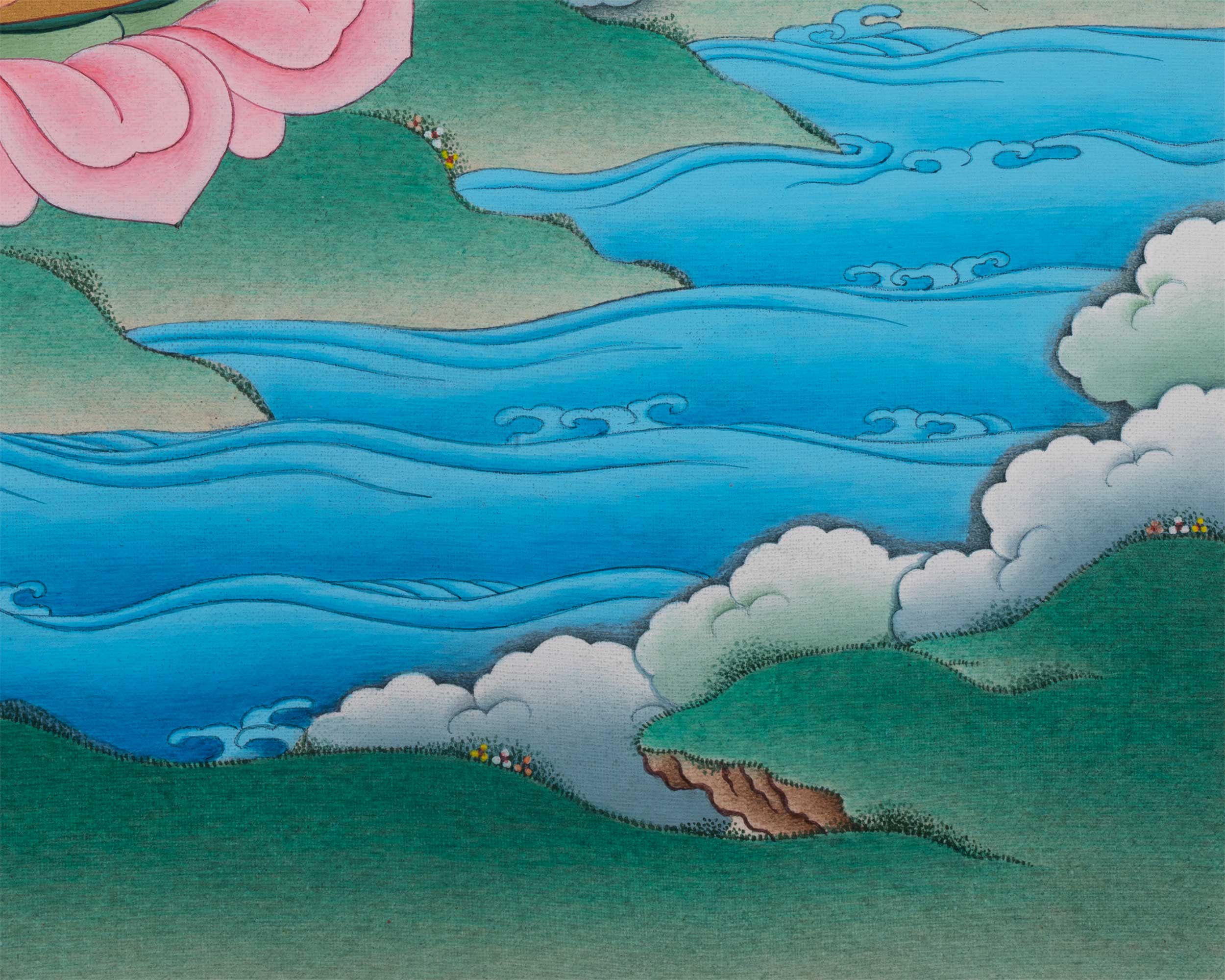 Dorje Phagmo Thangka Artwork | Thangka Print Of Wrathful Compassion | Traditional Vajravarahi Digital Print