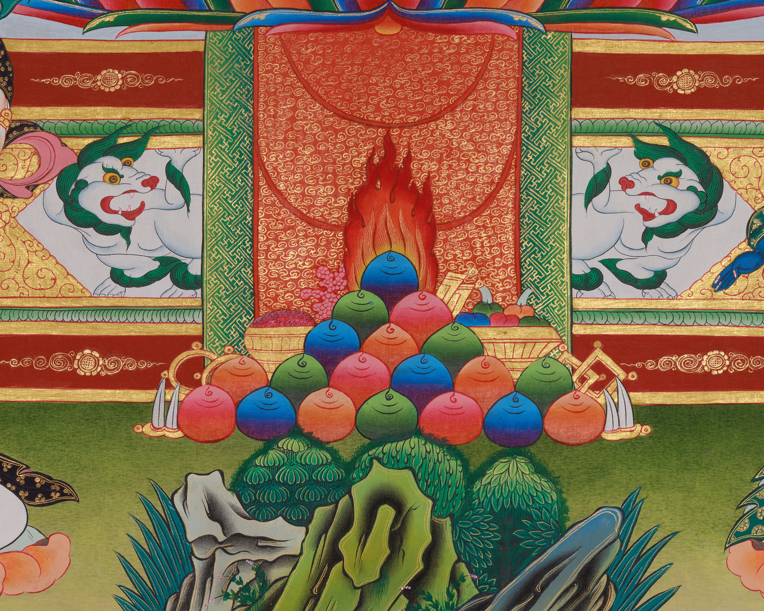Buddhist Amitabha Buddha Thangka | Pure Land Buddhism