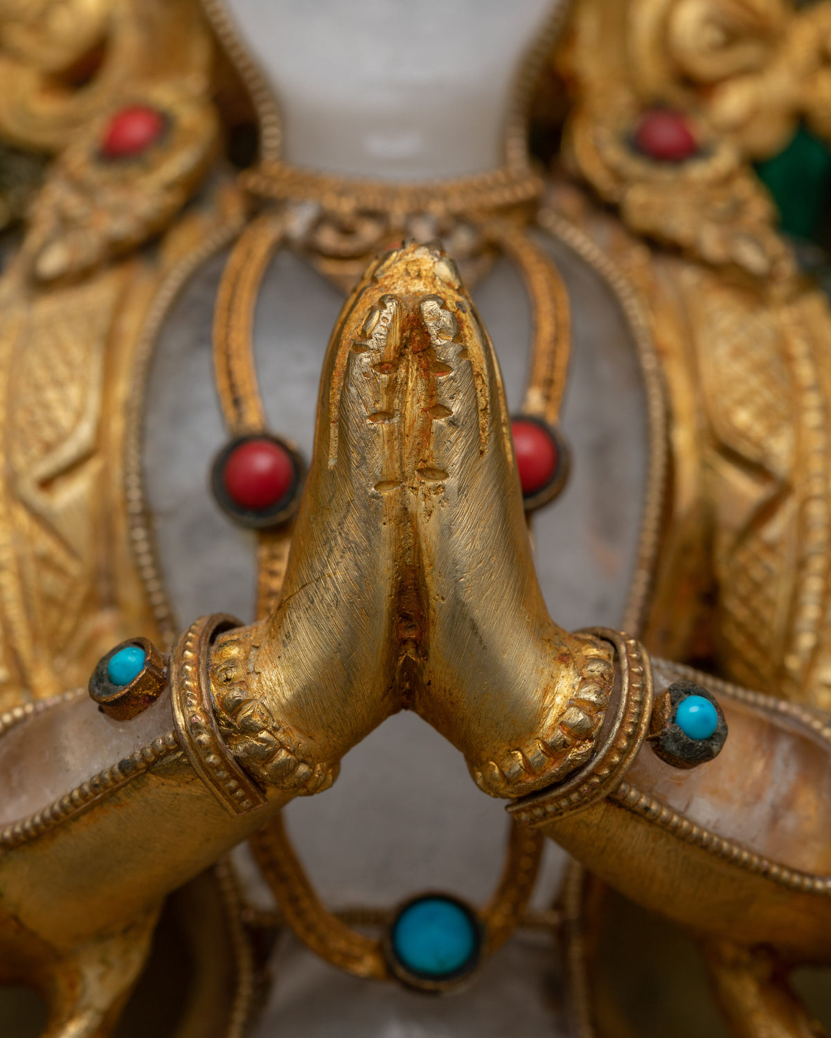 Chenrezig Crystal Body Sculpture | Embodiment of Compassionate Enlightenment
