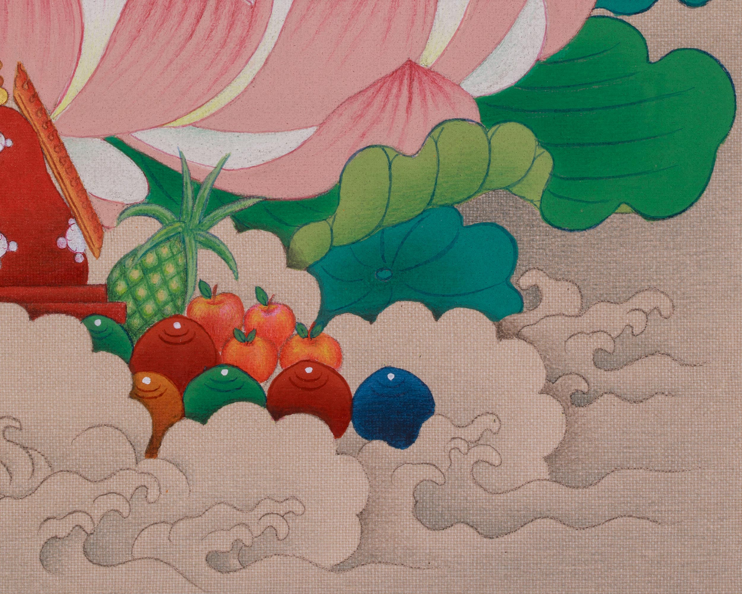 Sacred Thangka of Guru Rinpoche | A Divine Masterpiece of Enlightenment