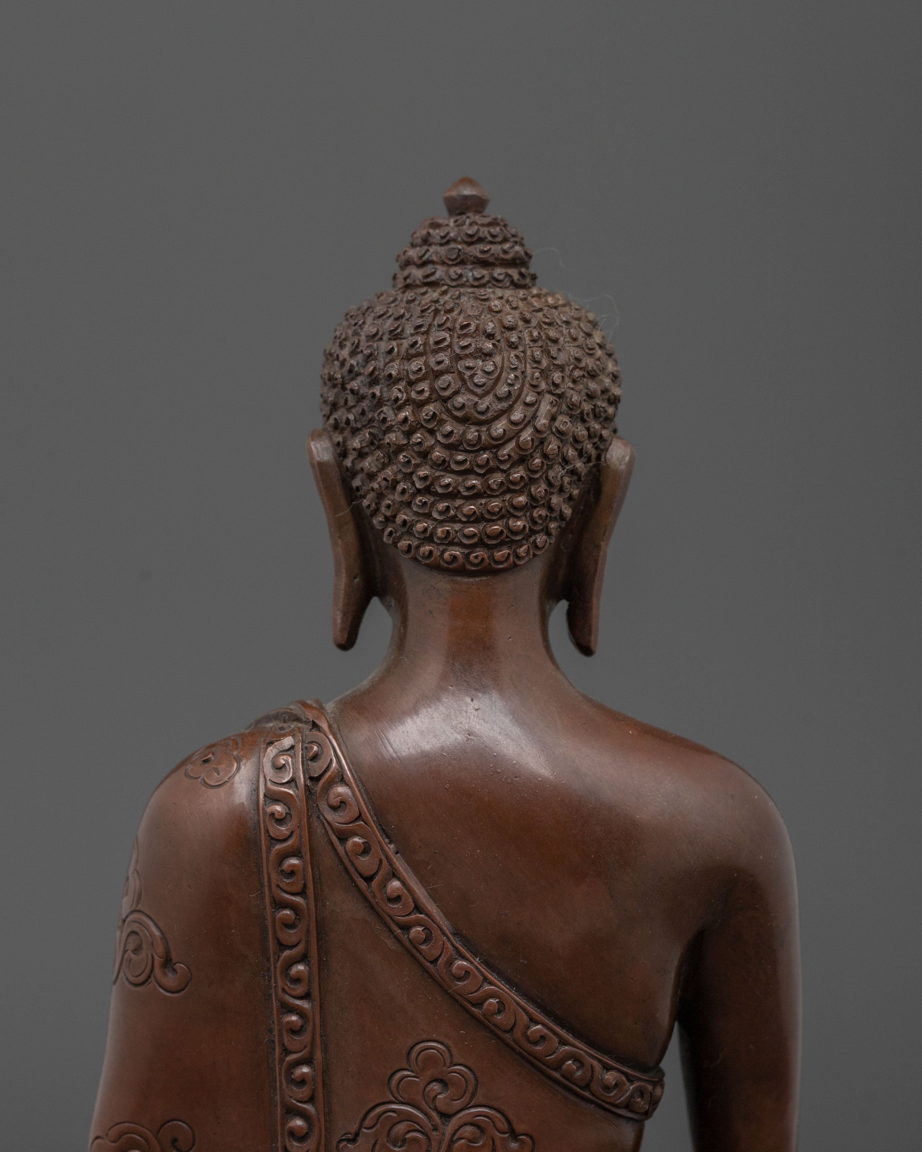 Handcrafted Sacred Shakyamuni Buddha Sculpture | Himalayan Buddhist Art