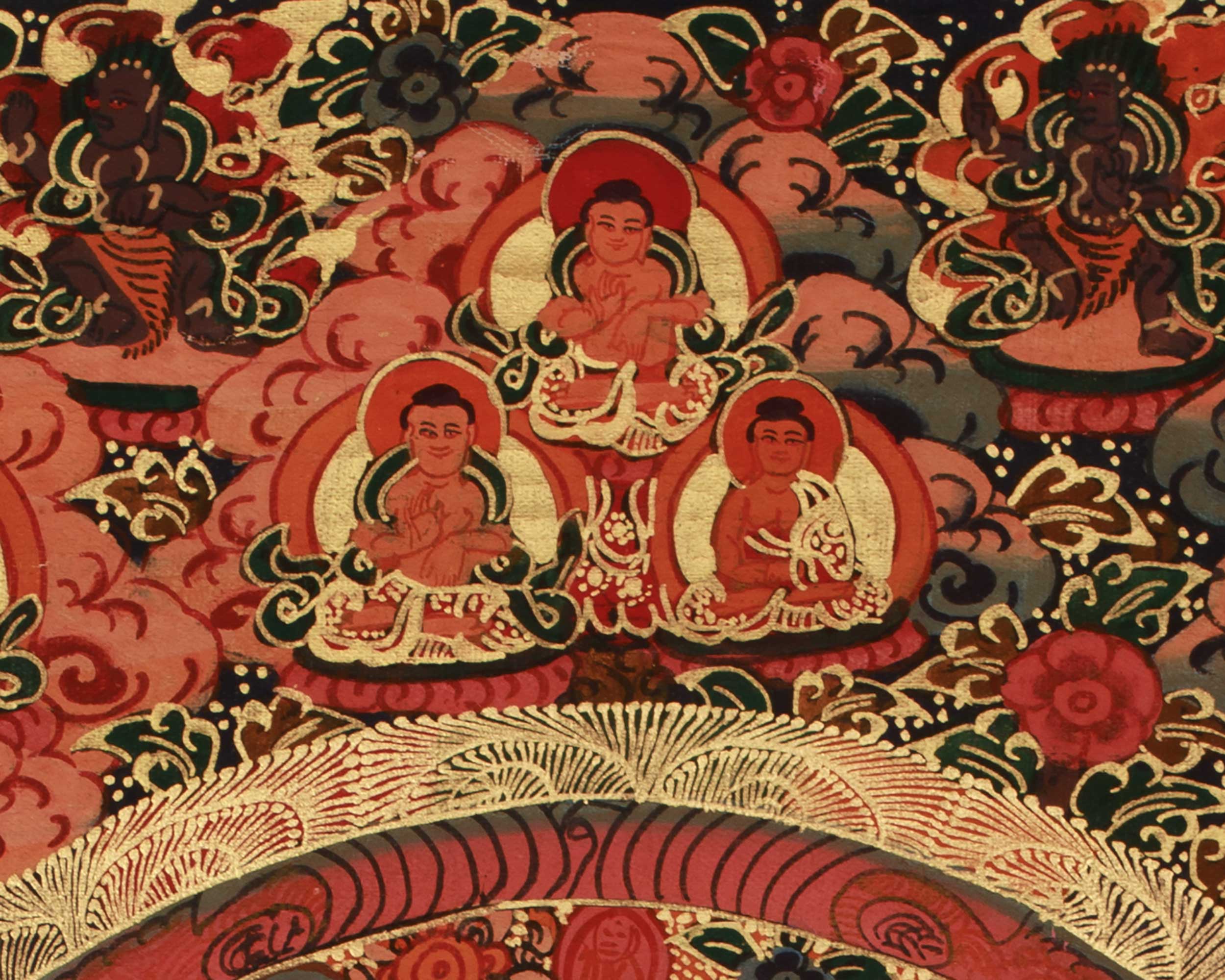 Tibetan Artwork of Buddha Mandala | Symbolized Enlightenment and Spiritual Harmony