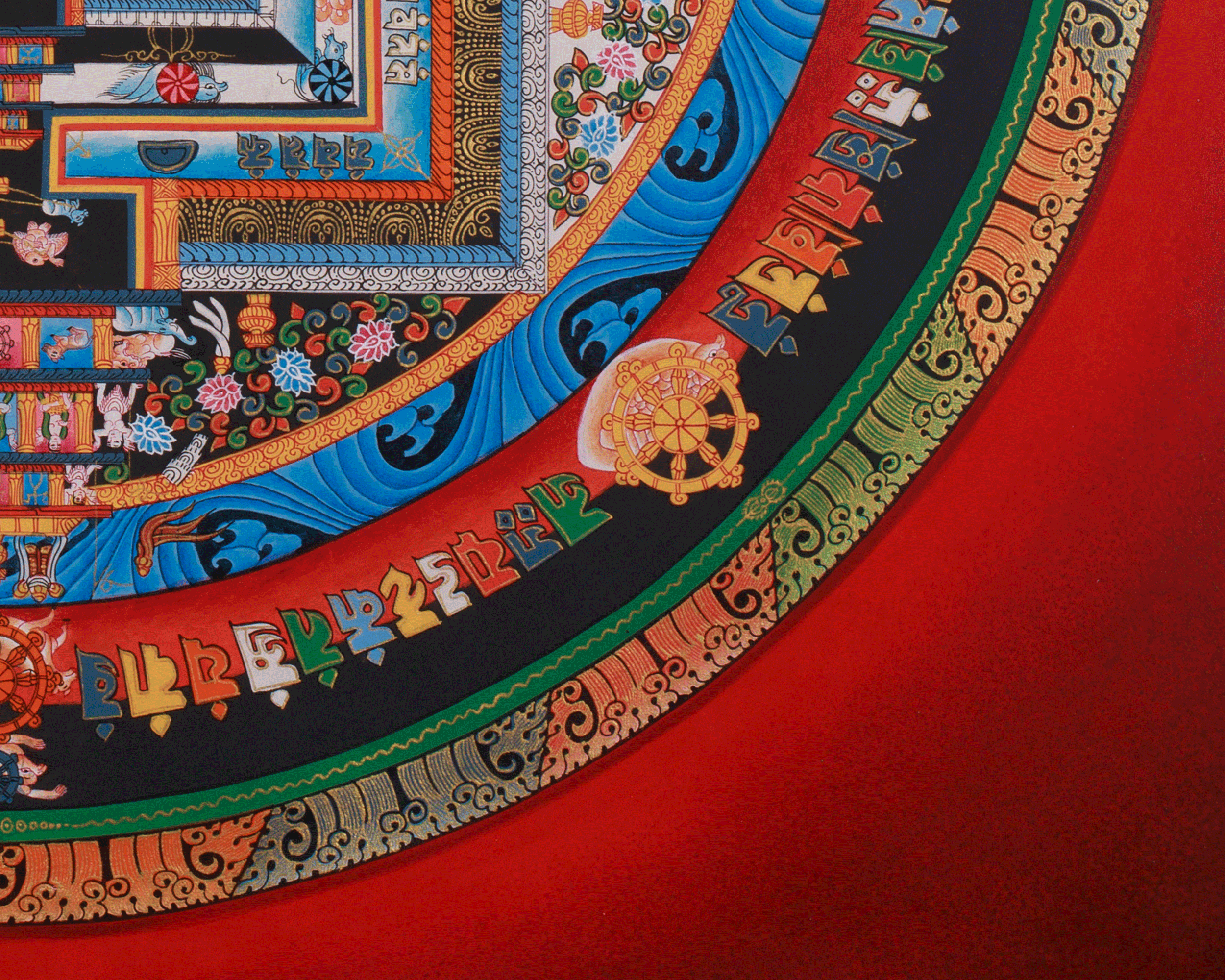 Sacred Kalachakra Mandala Artwork | Harmony, Protection, and Inner Awakening