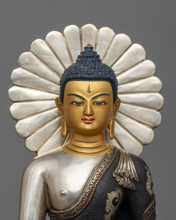 medicine-buddha-silver-plated-figure