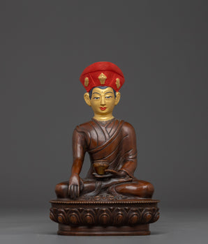 Handcrafted Jigten Sumgon Sculpture | Tibetan Buddhist Deity