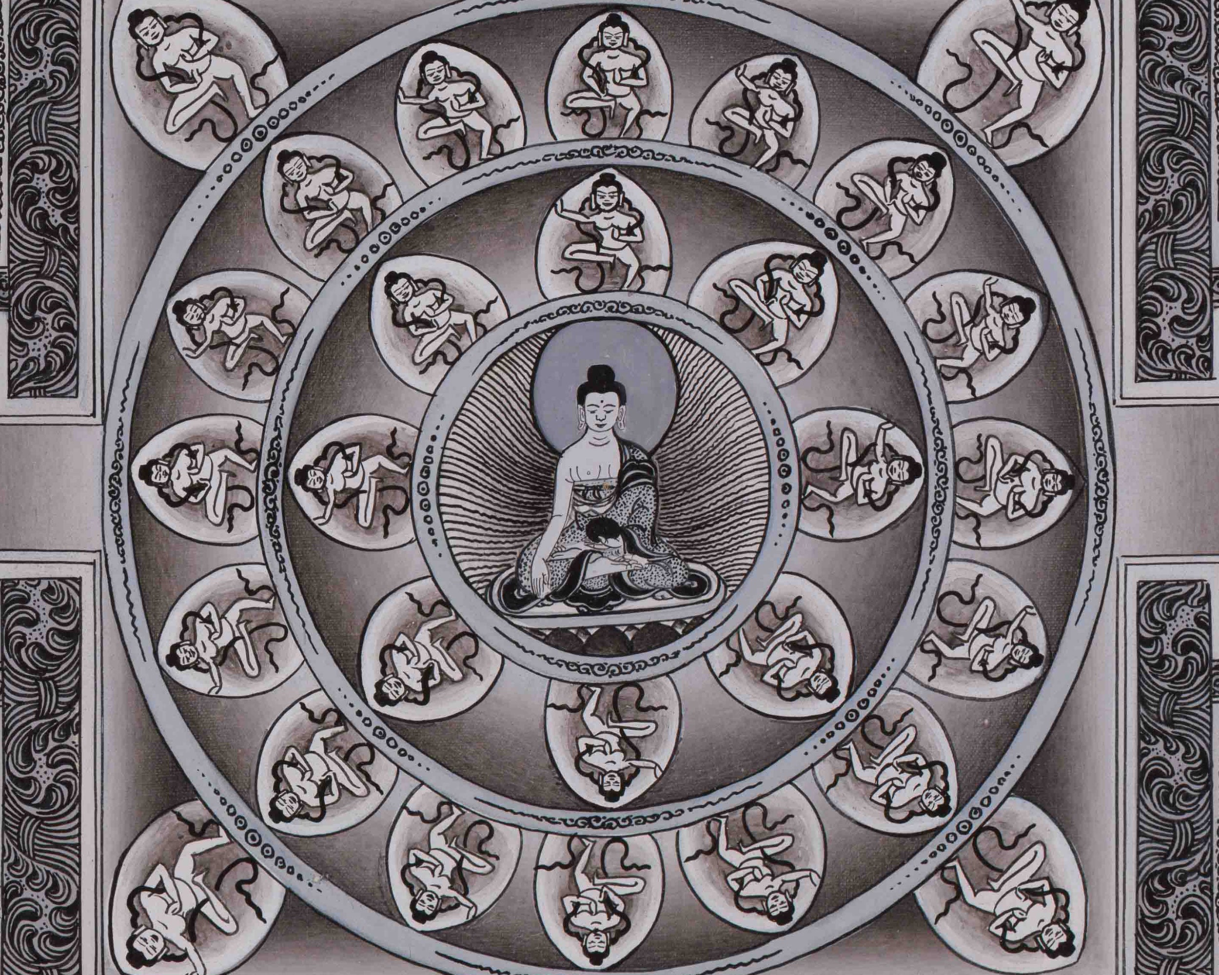 Himalayan Buddha Mandala Art | Symbolizing the Enlightened Universe and Inner Transformation