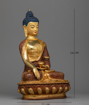 buddha-shakyamuni-gilt statue