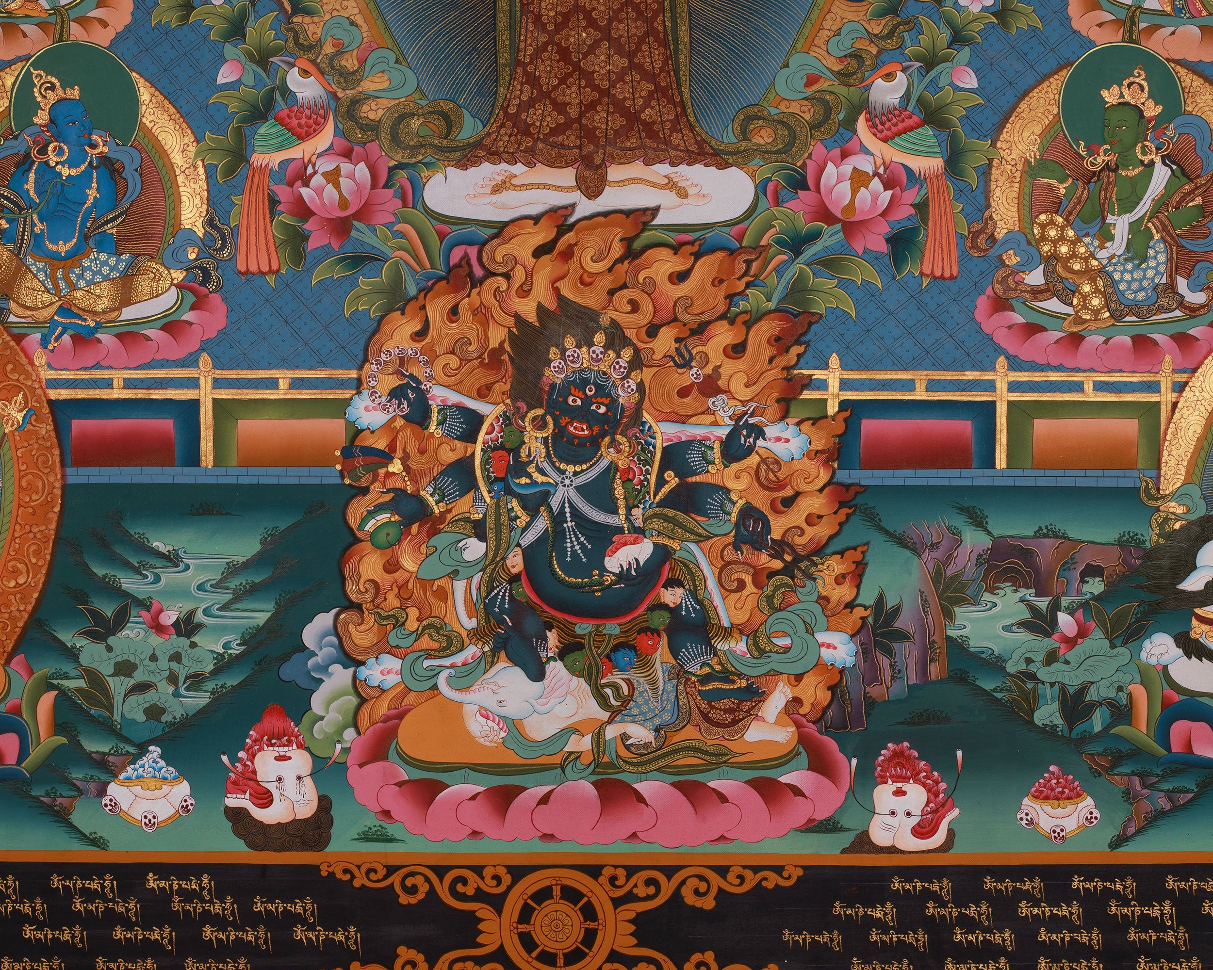 1000 Armed Chenrezig Art | Avalokiteshvara Thangka | Buddhist Deity