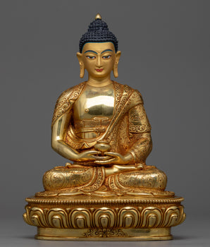 amitabha-buddha-sculpture-for-buddhist-shrine