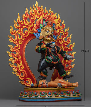 Black Zambhala Statue | Symbol of Prosperity and Wealth