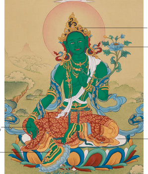 Anika Goddess Tara with Amitabha Buddha | The Swift Liberator