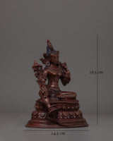 7.3 Inches Small Green Tara Statue