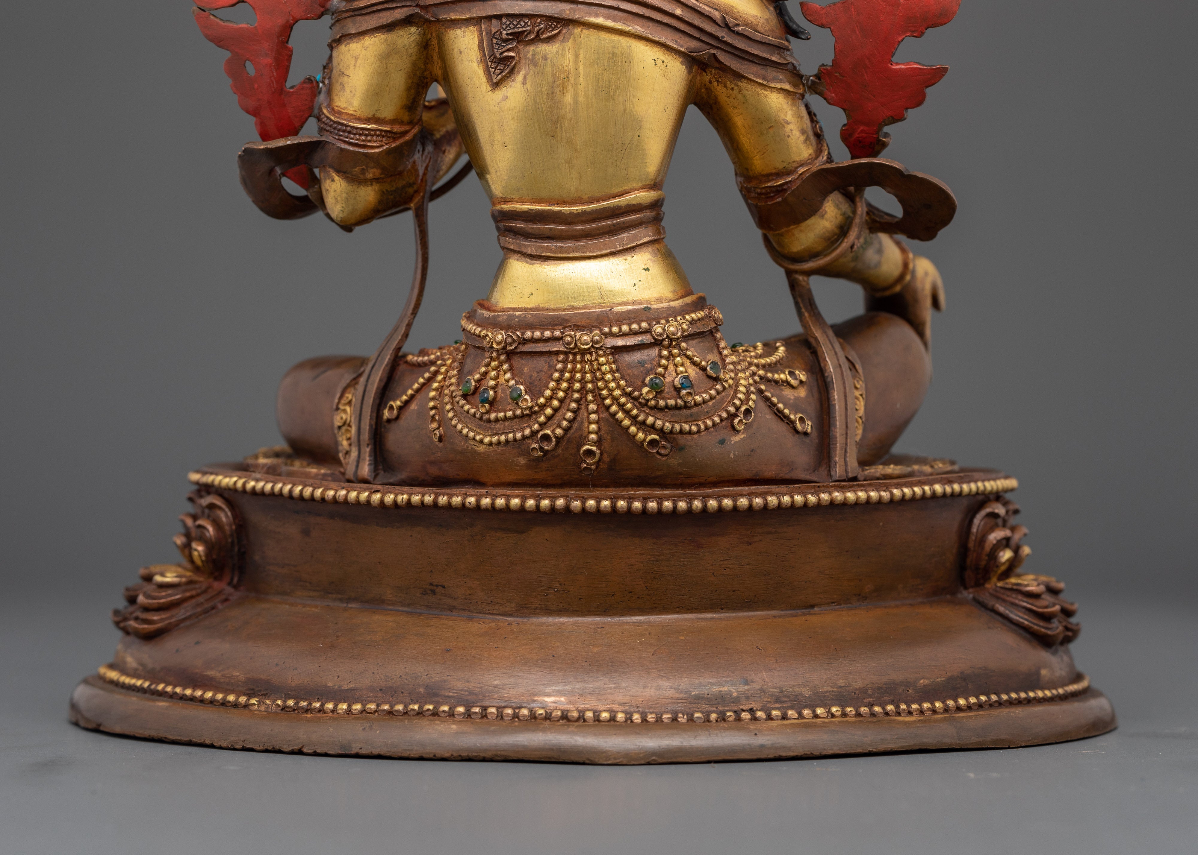 Green Tara Handmade Oxidized Statue | Embodiment of Compassion