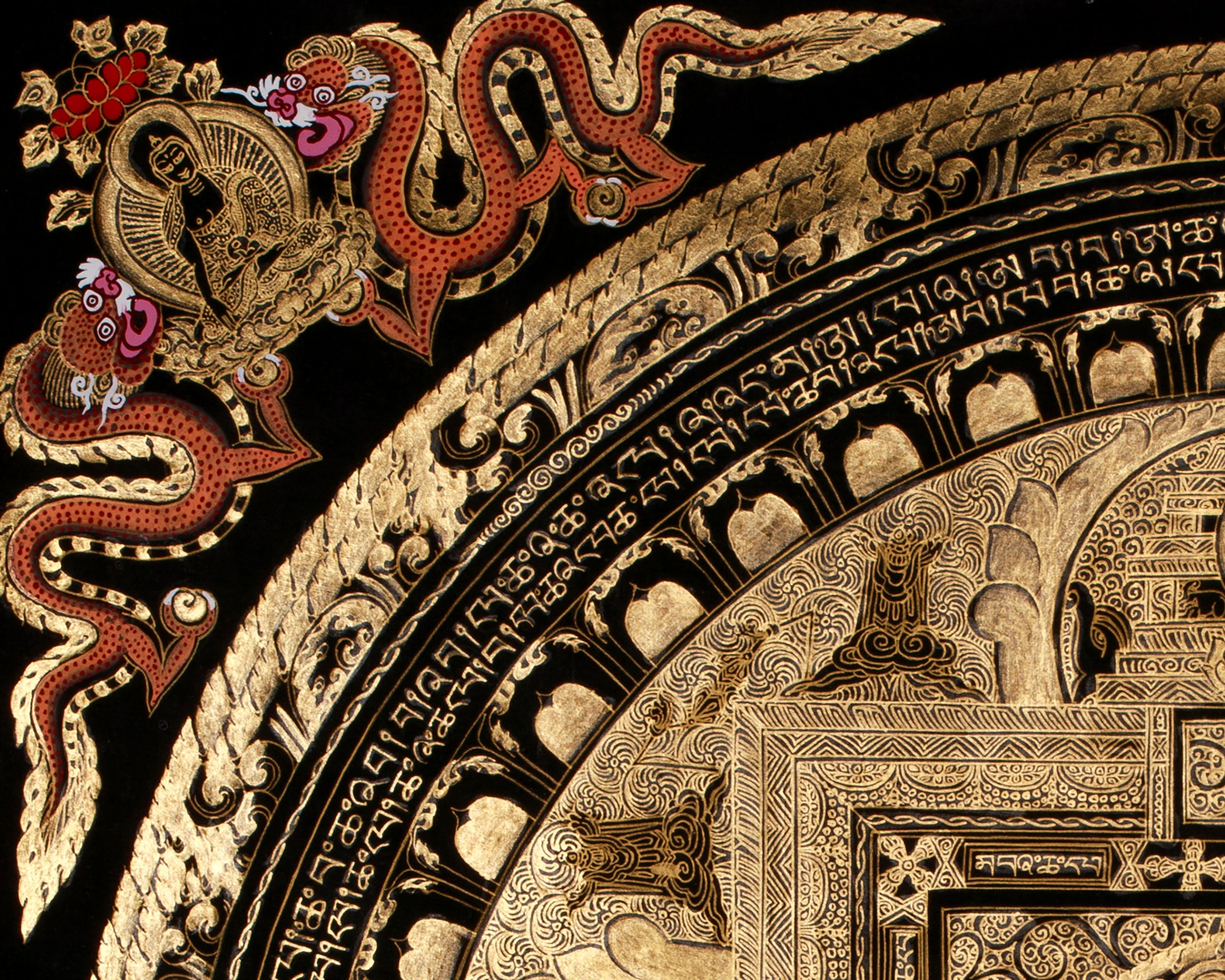 Manjushri Mandala Thangka | Unfolding the Path to Enlightenment