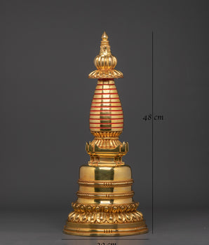 Golden Scared Stupa | Symbol of Enlightenment