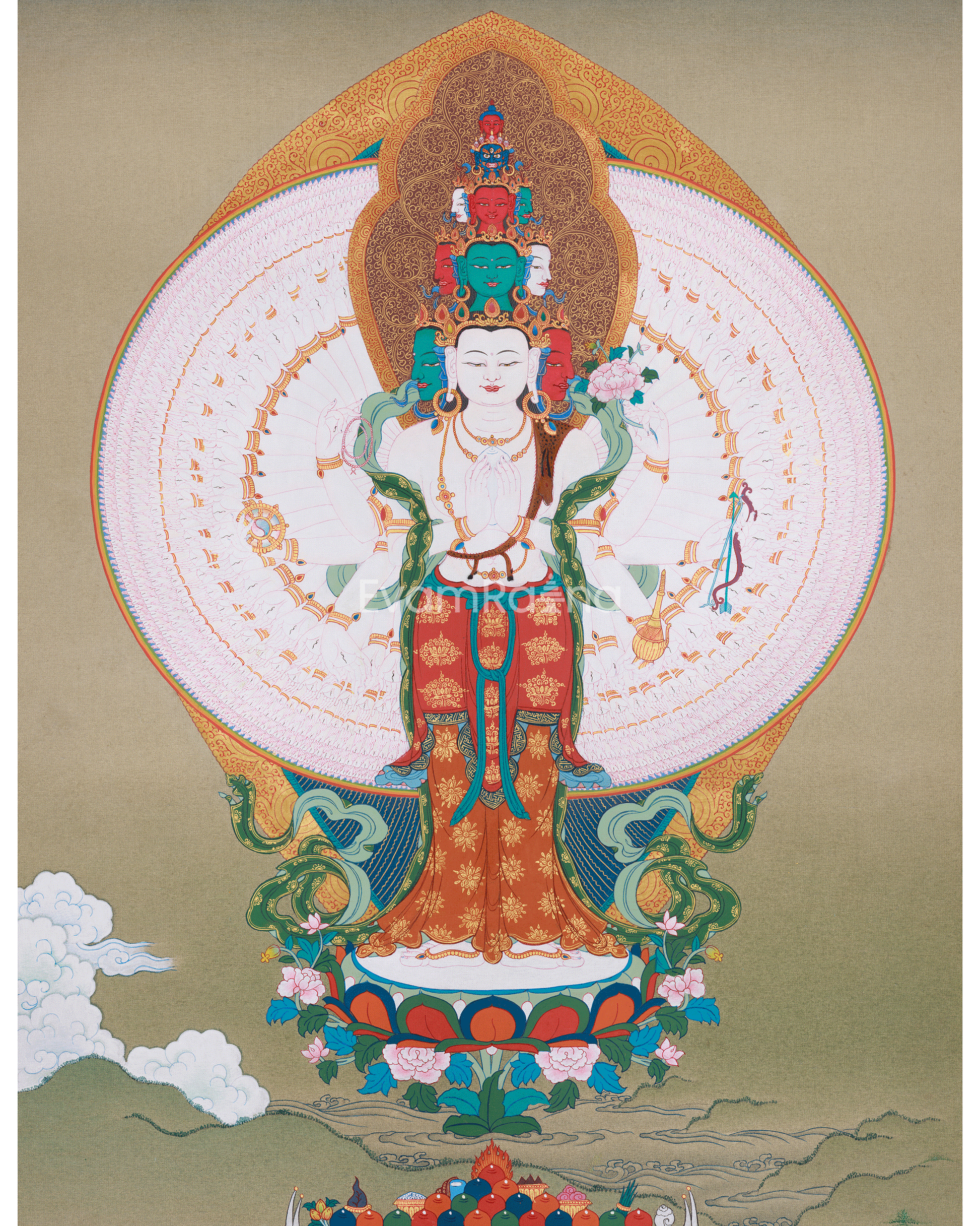 Thousand Armed Chenrezig Bodhisattva