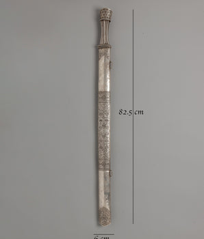 Bhutanese Style Silver Sword | Ritual Sword