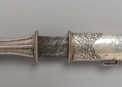 Bhutanese Style Silver Sword | Ritual Sword