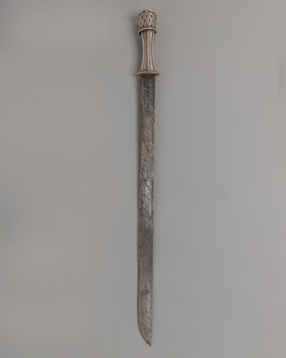 Bhutanese Style Silver Sword | Ritual Sword