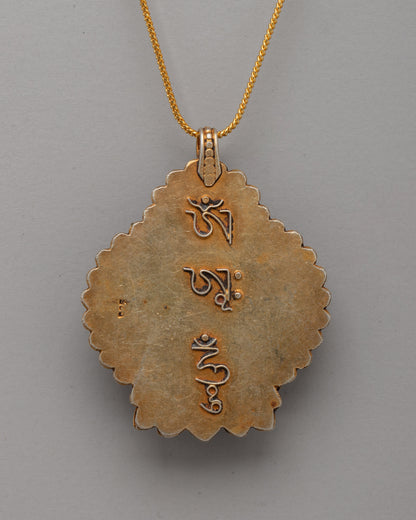 Handicraft Buddhist Filigree Locket | Meditation & Spiritual Wear