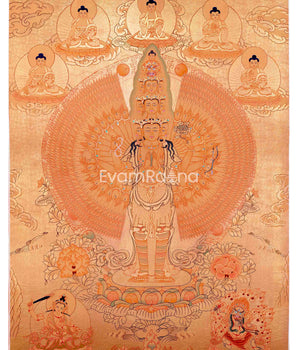 1000 Armed Avalokiteshvara Thangka Art