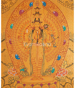 1000 Armed Avalokiteshvara Thangka