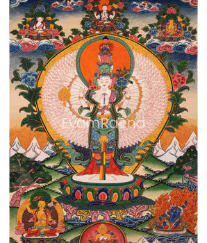 1000 Armed Avalokiteshvara Thangka