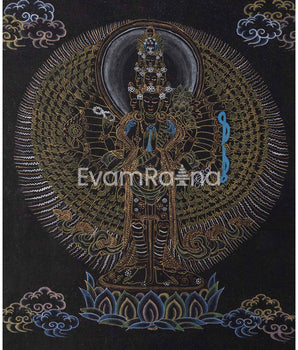1000 Armed Avalokiteshvara Thangka