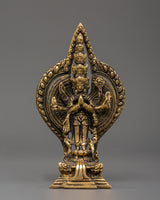 1000-armed-chenresig-brass-statue