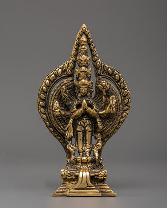 1000-armed-chenresig-brass-statue