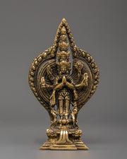1000-armed-chenresig-brass-statue